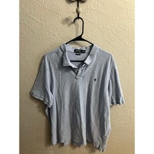 Polo Ralph Lauren Men's Size XXL Polo Shirt Blue Short Sleeve